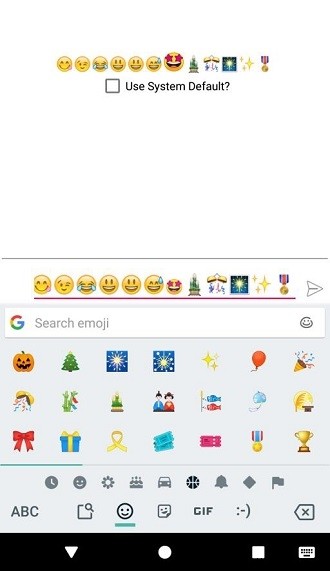จะรวม Emojis Keyboard ในแอพ Android ได้อย่างไร 