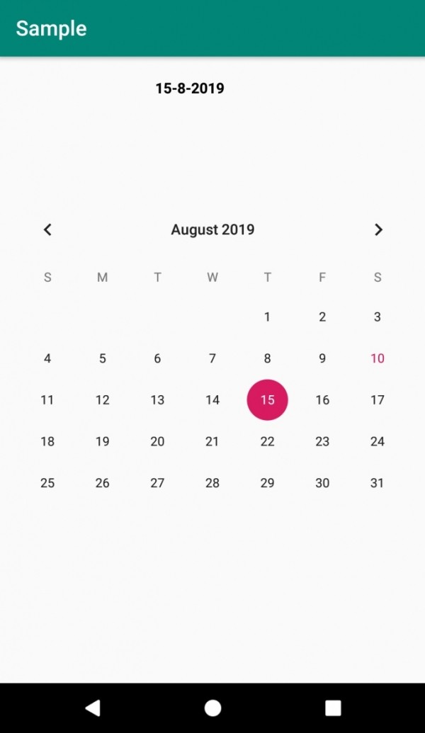 วิธีใช้วิดเจ็ตปฏิทินโดยใช้คลาส calendarView ในแอพ Android 