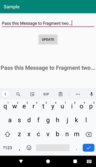 จะส่งค่าระหว่าง Fragments ใน Android ได้อย่างไร? 