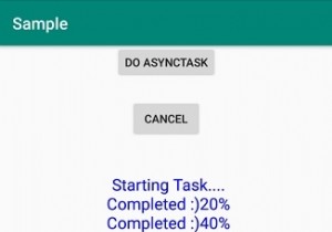 จะหยุดเธรด AsyncTask ใน Android ได้อย่างไร 