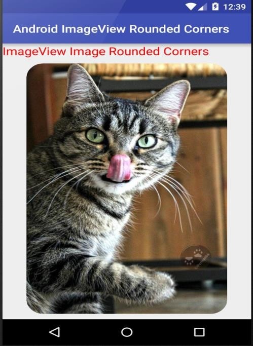 วิธีสร้าง ImageView ด้วยมุมมนบนแอพ Android 