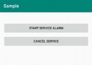 จะเริ่มบริการโดยใช้ Alarm Manager ใน Android ได้อย่างไร? 