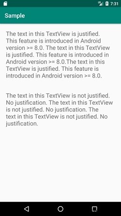 จะจัดชิดขอบข้อความใน TextView บน Android ได้อย่างไร 