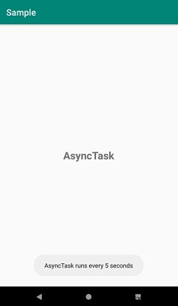 วิธีใช้งาน Async ซ้ำ ๆ หลังจากช่วงเวลาคงที่ใน Android 
