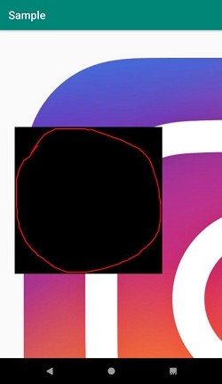 วิธีการครอบตัดพื้นที่วงกลมจากบิตแมปใน Android? 