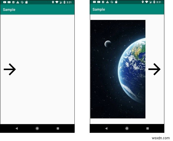 วิธีทำให้ Android SlideDrawer เลื่อนออกจากด้านซ้าย? 