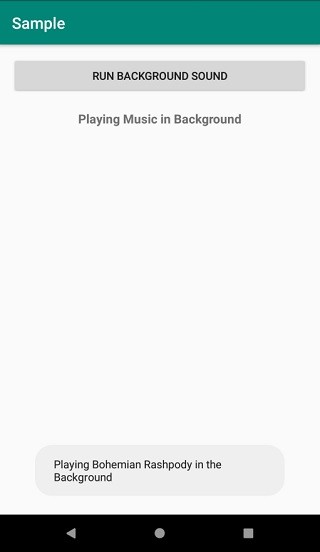 จะเล่นเพลงพื้นหลังในแอพ Android ได้อย่างไร? 
