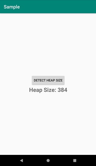 จะตรวจจับขนาดฮีปของแอปพลิเคชันใน Android ได้อย่างไร? 