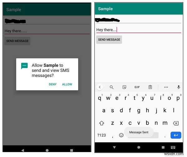 จะส่ง SMS โดยใช้ SMSmanager ในมือถือ Dual SIM ใน Android ได้อย่างไร 