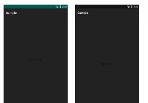 จะสร้างแถบสถานะโปร่งใสและ ActionBar ใน Android ได้อย่างไร? 
