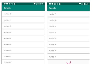 วิธีการใช้รายการไม่รู้จบกับ RecyclerView ใน Android? 