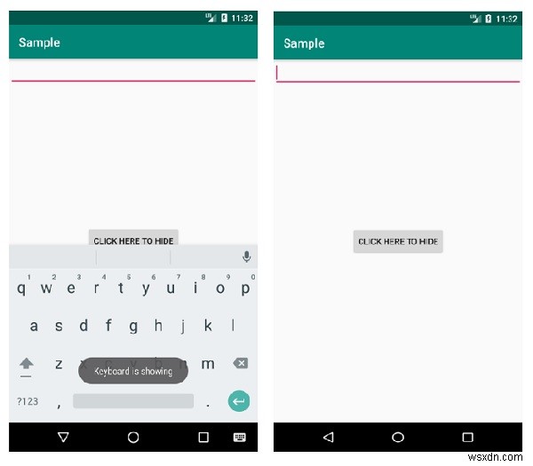 จะเขียน SoftKeyboard แบบเปิดและปิดฟังในกิจกรรมใน Android ได้อย่างไร? 