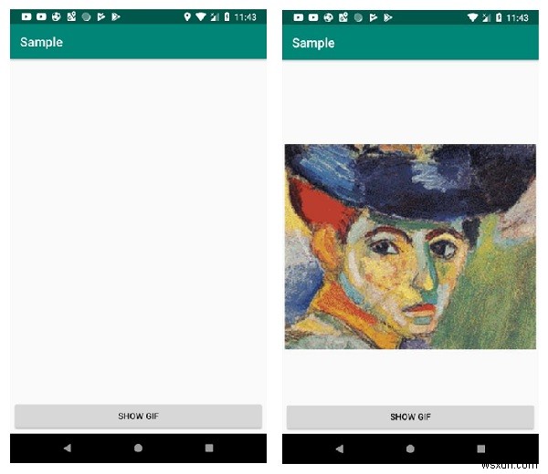 จะแสดงภาพ gif แบบเคลื่อนไหวใน Android ได้อย่างไร? 
