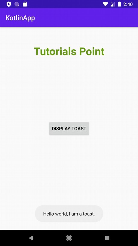 วิธีตั้งค่าระยะเวลา Android Toast ให้นานกว่า Toast.LENGTH_LONG โดยใช้ Kotlin 