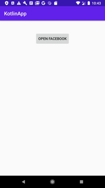 จะเปิดหน้า Facebook จากแอพ Android โดยใช้ Kotlin ได้อย่างไร 