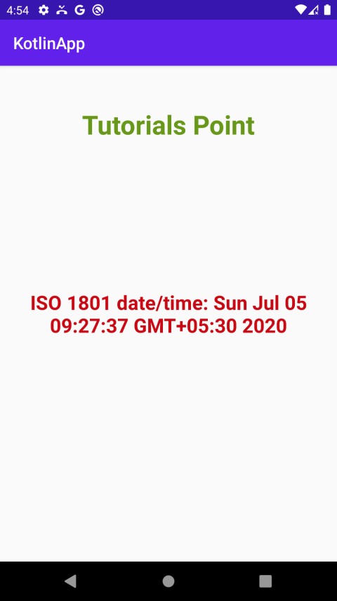วิธีแปลง ISO 8601 String เป็นวัตถุวันที่ / เวลาใน Android โดยใช้ Kotlin 