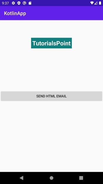 จะส่งอีเมล HTML โดยใช้แอพ Android โดยใช้ Kotlin ได้อย่างไร 