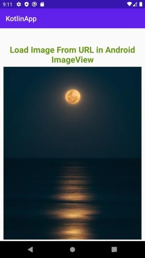 ฉันจะโหลด ImageView โดย URL บน Android โดยใช้ kotlin ได้อย่างไร 