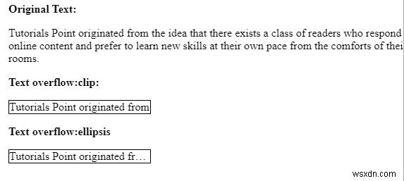 กำหนดว่าเนื้อหาที่ล้นซึ่งไม่ได้แสดงนั้นส่งสัญญาณไปยังผู้ใช้ด้วย CSS . อย่างไร 