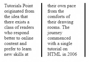 คุณสมบัติการเติมคอลัมน์หลายคอลัมน์ CSS3 