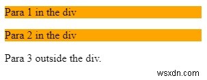 CSS Descendant Selector 