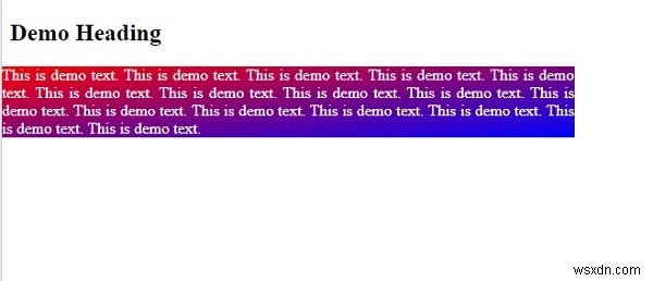 ฟังก์ชัน CSS linear-gradient() 