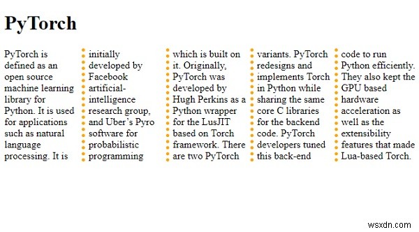 การตั้งค่ากฎของคอลัมน์ใน CSS3 