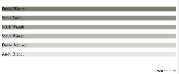 การกำหนดสีใน CSS3 