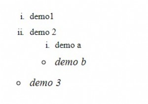 ประเภทรายการการตั้งค่าสไตล์ใน CSS 