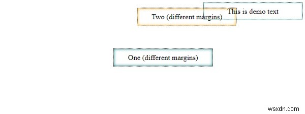 การตั้งค่าระยะขอบสำหรับแต่ละด้านโดยใช้ CSS 