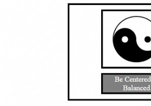 การจัดตำแหน่งกึ่งกลางโดยใช้คุณสมบัติระยะขอบใน CSS 