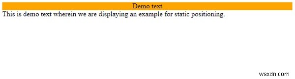 การวางตำแหน่งคงที่โดยใช้ CSS 