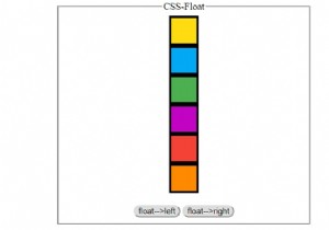 องค์ประกอบลอยตัวด้วย CSS 