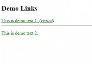 การตั้งค่าสีของลิงค์โดยใช้ CSS 