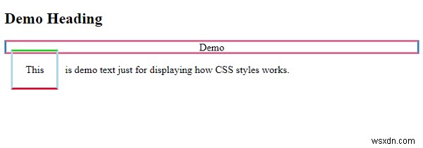 คุณสมบัติ border-color ใน CSS 