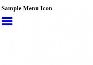 จะสร้างไอคอนเมนูด้วย CSS ได้อย่างไร? 