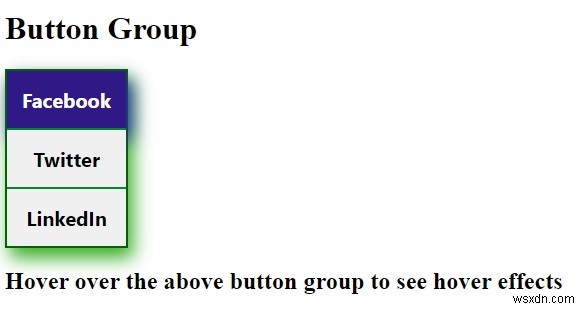 จะสร้างกลุ่มปุ่มแนวตั้งด้วย CSS ได้อย่างไร? 