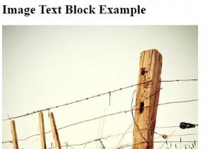 จะวางบล็อคข้อความบนรูปภาพโดยใช้ CSS ได้อย่างไร 