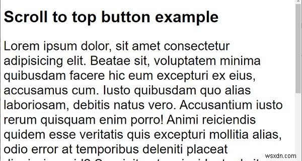 จะสร้างปุ่มเลื่อนกลับไปด้านบนด้วย CSS ได้อย่างไร? 