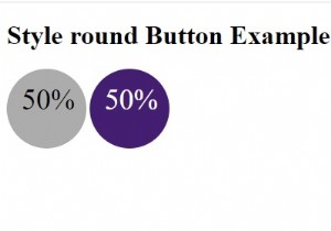 วิธีจัดสไตล์ปุ่มกลมด้วย CSS? 