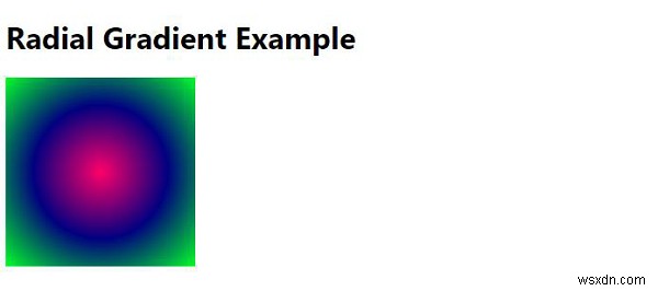 การสร้าง CSS3 Radial Gradients 