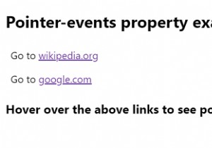 คุณสมบัติตัวชี้ CSS-เหตุการณ์ 