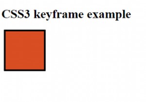 จะสร้างแอนิเมชั่นคีย์เฟรม CSS3 ได้อย่างไร? 
