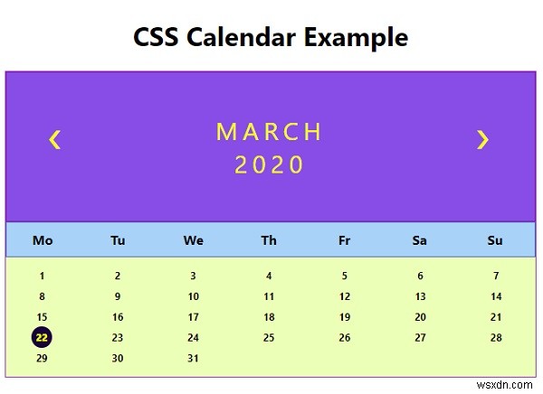 จะสร้างปฏิทินด้วย CSS ได้อย่างไร? 