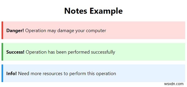 จะสร้างบันทึกย่อด้วย CSS ได้อย่างไร 