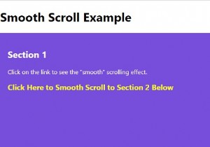 จะสร้างเอฟเฟกต์การเลื่อนอย่างราบรื่นด้วย CSS ได้อย่างไร 