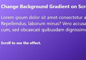 จะสร้างสีพื้นหลังไล่ระดับบนเลื่อนด้วย CSS ได้อย่างไร? 