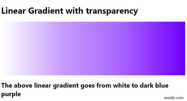 CSS3 ความโปร่งใสและการไล่ระดับสี 