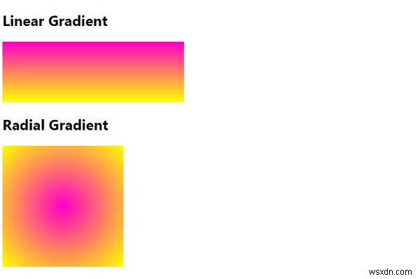 การใช้ CSS3 Linear และ Radial Gradients 