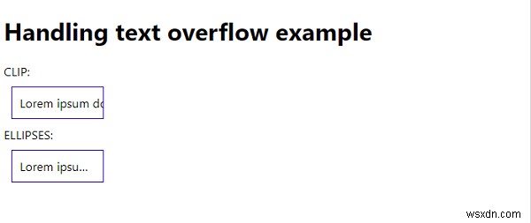 การจัดการข้อความล้นใน CSS3 